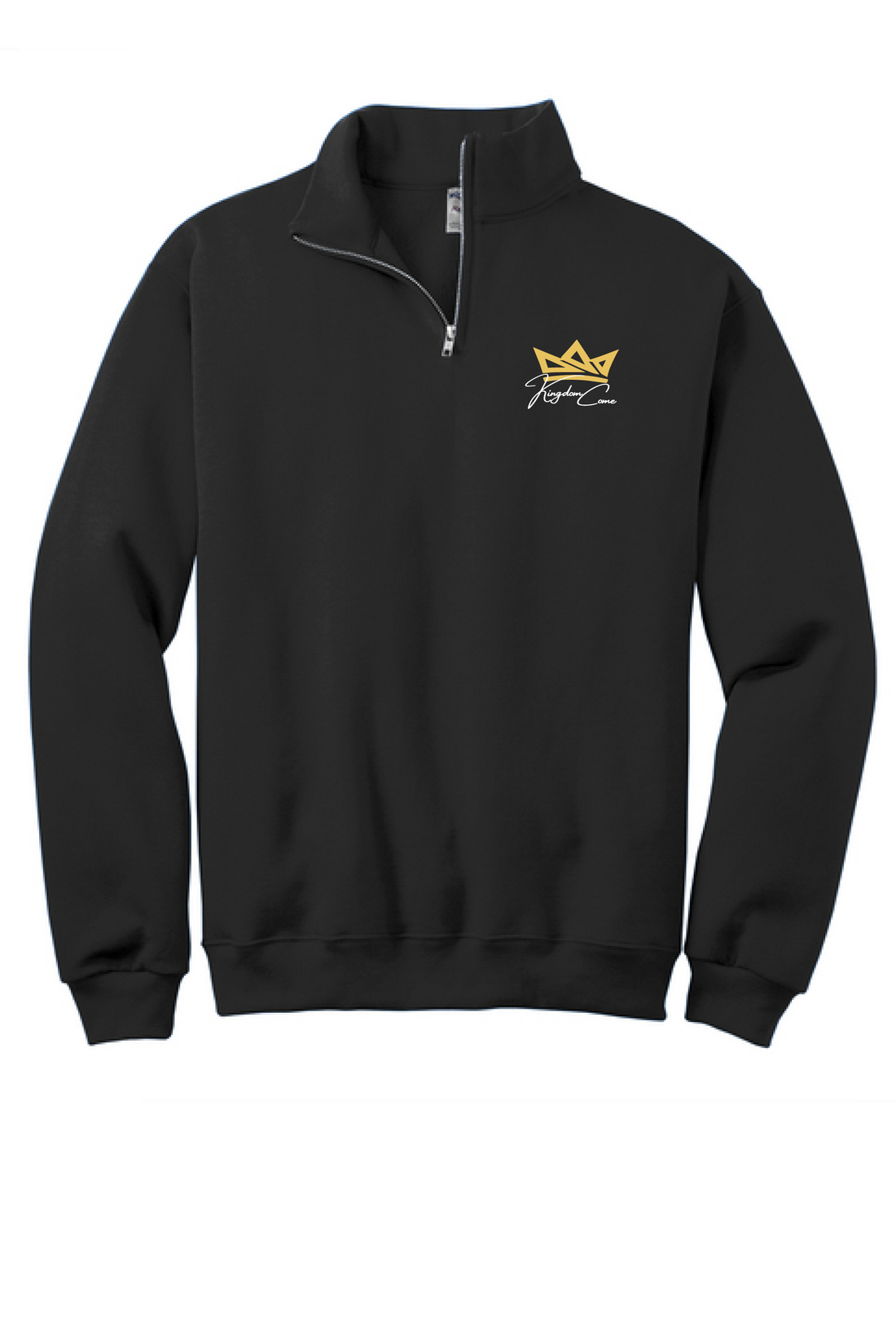 Embroidered Jerzee 1/4-Zip Cadet Collar Sweatshirt 995M