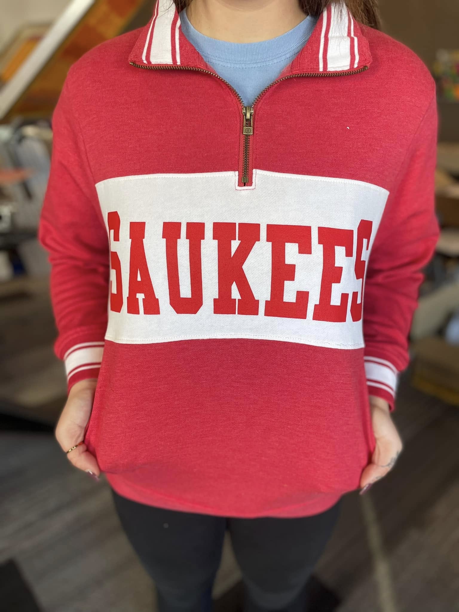 SAUKEES Holloway 1/4 Zip Pullover