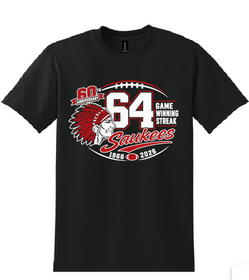 PHS Football 64 Streak Design